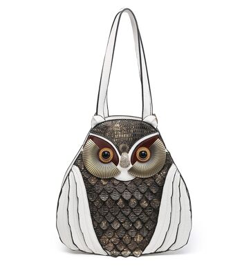 Fait à la main pour dames en forme de hibou conçu sac à main mignon sac à bandoulière unique sac longue sangle - A34218 14