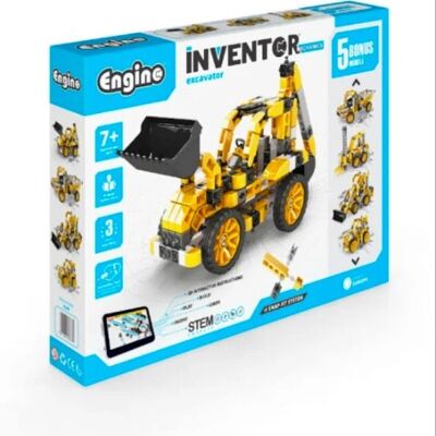 INVENTOR MECHANICS - Excavator with 5 bonus models