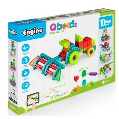 QBOIDZ - Tracteur agricole avec 10 modèles bonus