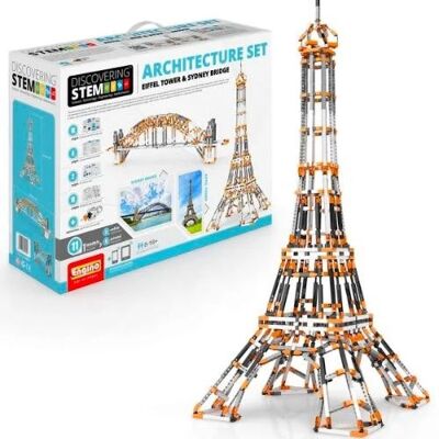 STEM ARCHITECTURE SET - Eiffel Tower and Sydney Bridge