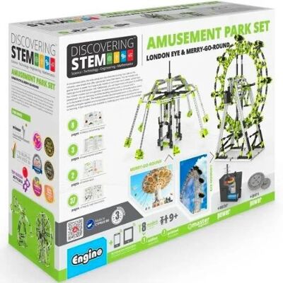 STEM AMUSEMENT PARK SET - London Eye and Ferris Wheel