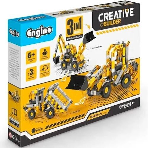 CREATIVE BUILDER - WHEELED LOADER MACHINERY SET