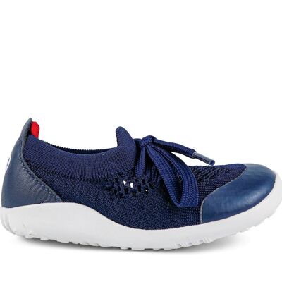 Baskets I-Walk Play Knit Marine + Rouge