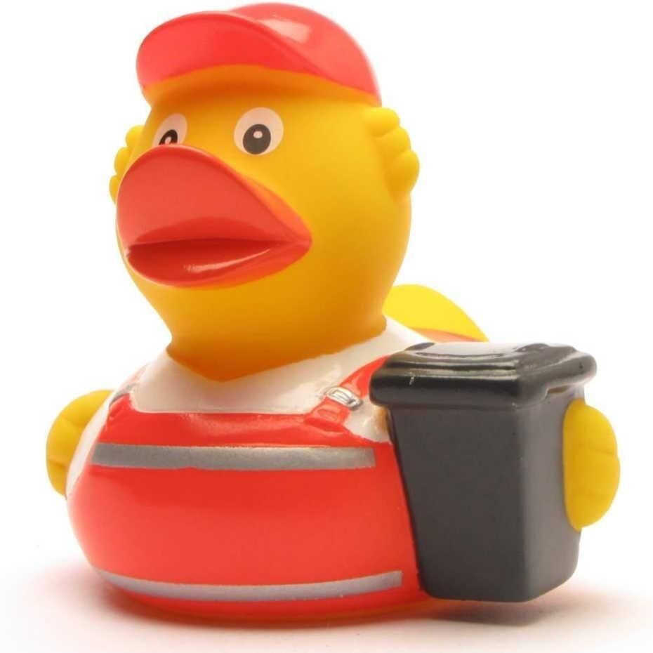 Canard en caoutchouc éboueur - canard en caoutchouc