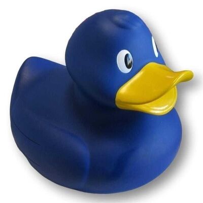 Badeente - XXL Phoebe (blau) Gummiente