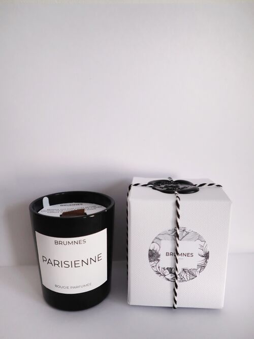 Mini-Parisienne Luxury Scented candle, 70gr, wood wick