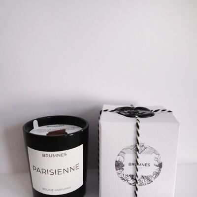 Mini-Parisienne Luxury Scented candle, 70gr, wood wick