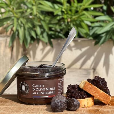 Black Olive Confit with Ginger: Sweet and Salty Harmony in 90g 🍯🖤