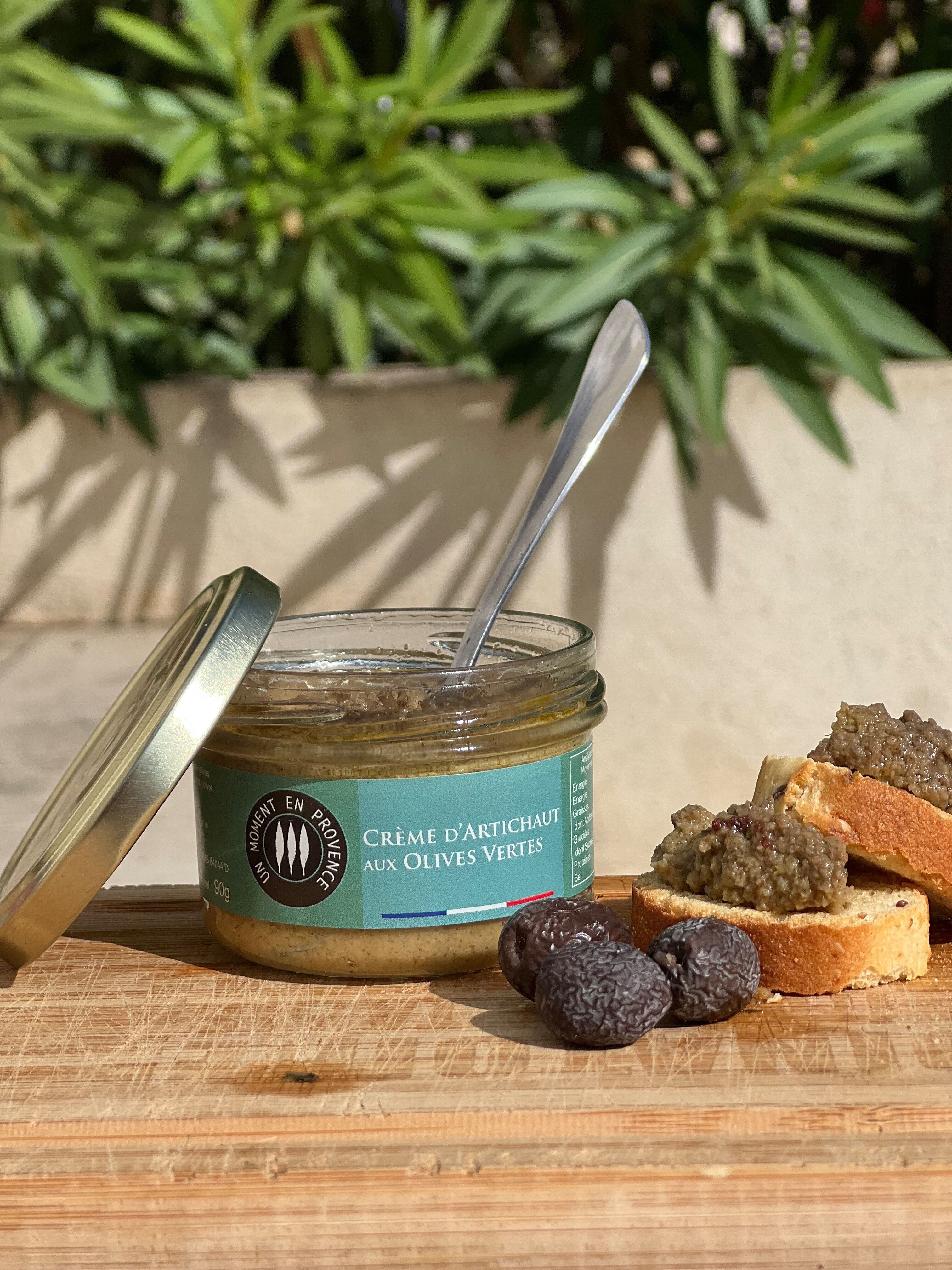 Crema di Carciofi e Olive Verdi Francesi: Una Delicata Armonia in 90g 🌿✨