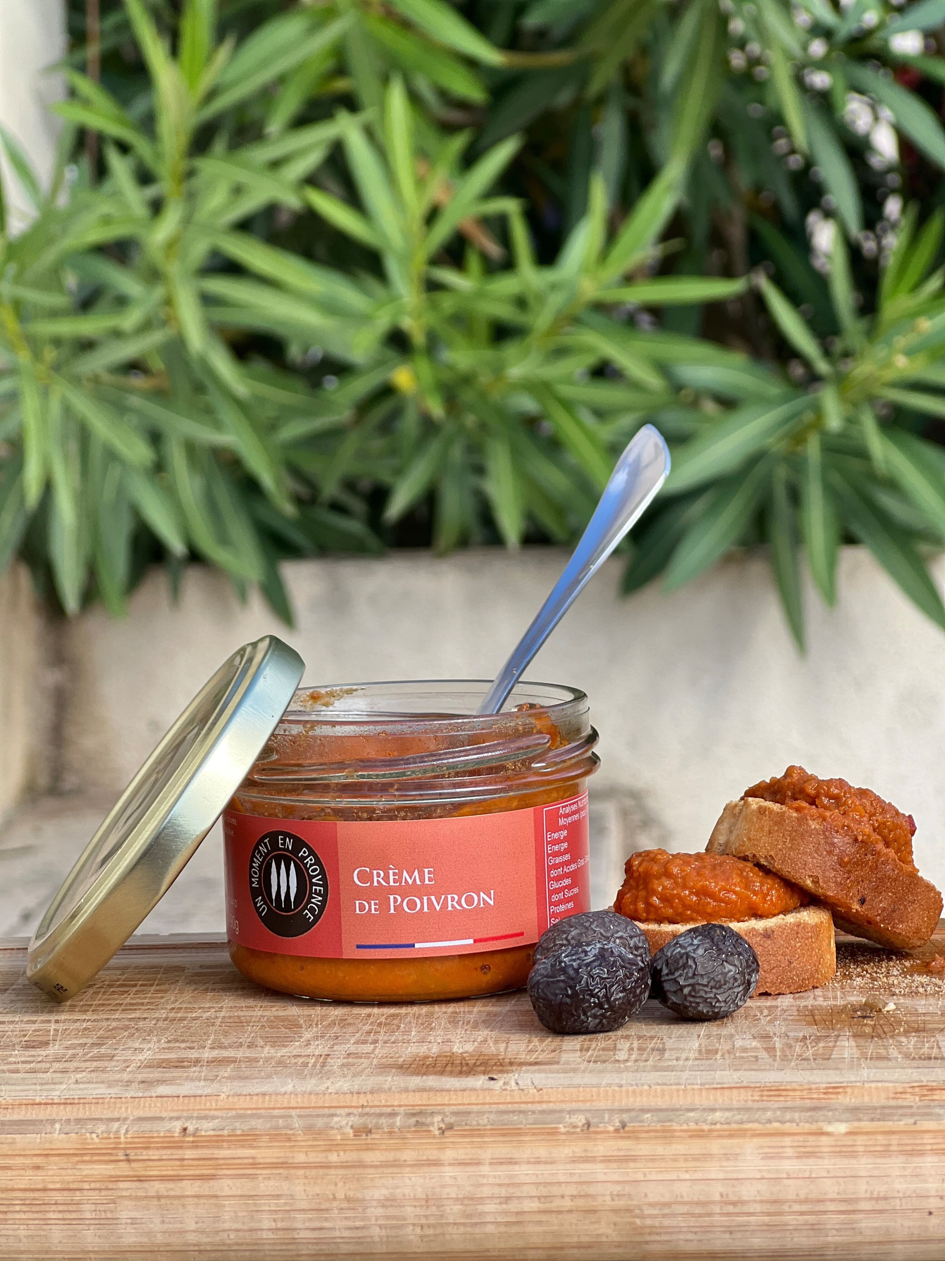 Pfeffercreme mit französischen grünen Oliven: Frische und Leichtigkeit in 90g 🌶️✨