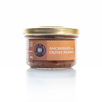 Anchoïade  aux olives noires 90g 2