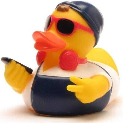 Rubber duck - Hipster (white) rubber duck