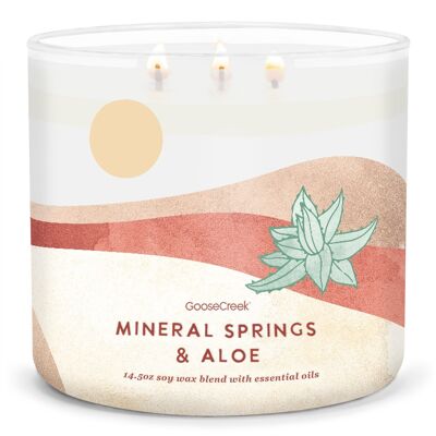 Mineral Springs & Aloe Goose Creek Candle® 411 grammi