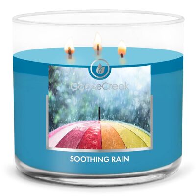 Candela lenitiva Rain Goose Creek Candle® 411 grammi