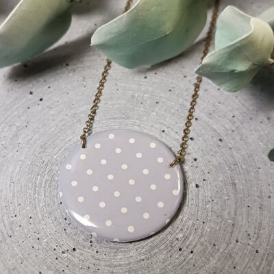 collier réversible Valençay – pois 0446