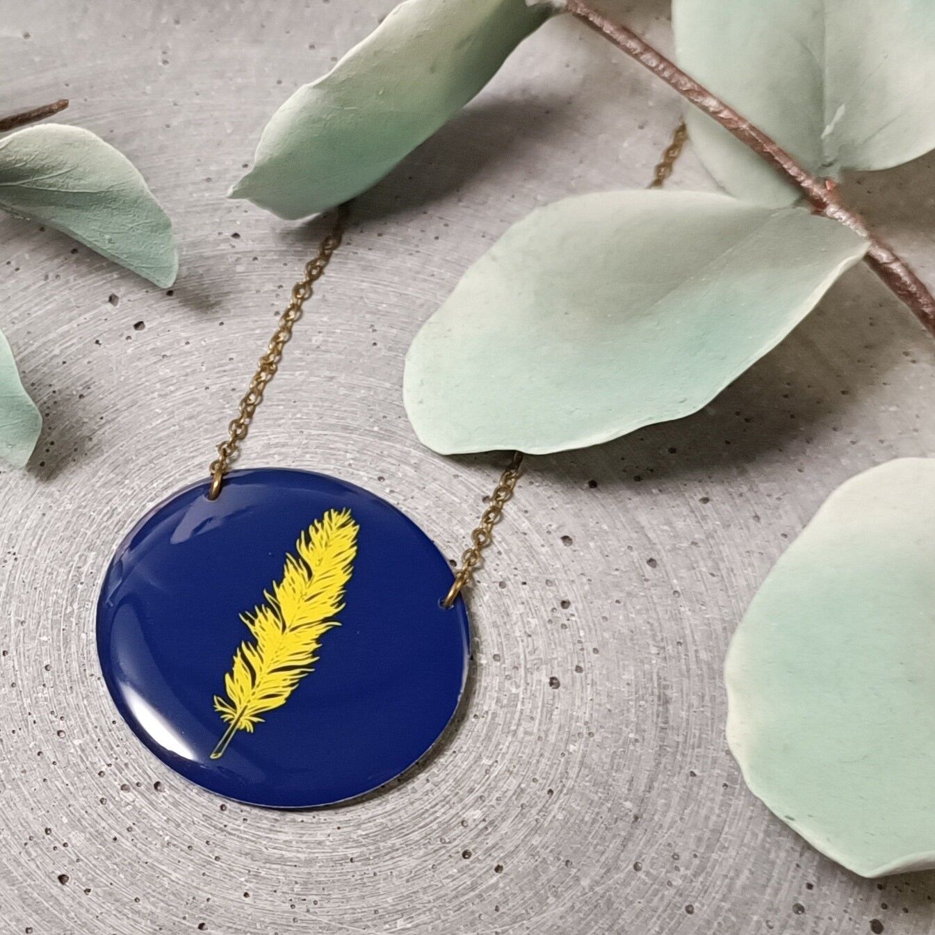 Collar reversible Valençay – pluma 0954