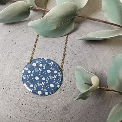 Valençay reversible necklace – floral pattern 1250