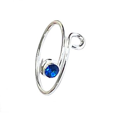 Beautiful Sapphire Crystal Toe Ring.