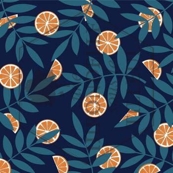 collier réversible Chamerolles – oranges 1224 4
