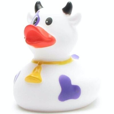 Canard en caoutchouc - canard en caoutchouc de vache violette