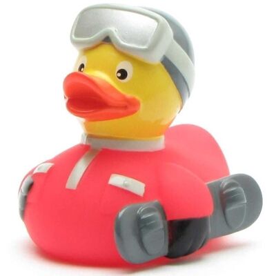 Rubber duck - snowboard (red) rubber duck