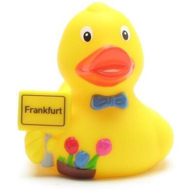 Canard en caoutchouc - canard de la ville Canard en caoutchouc de Francfort