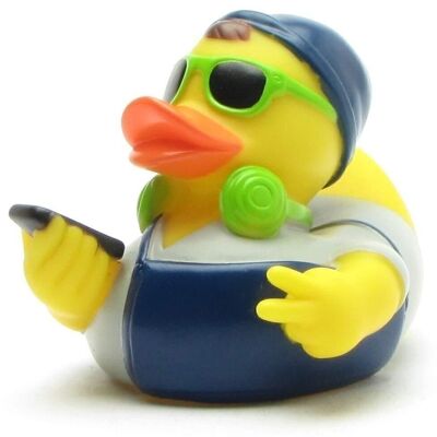 Badeente - Hipster (grün) Gummiente