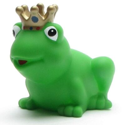 Rubber duck - frog prince with golden crown