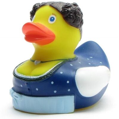 Rubber duck - Zenzi with blue apron Rubber duck