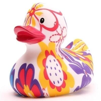 Rubber duck - forget-me-not rubber duck