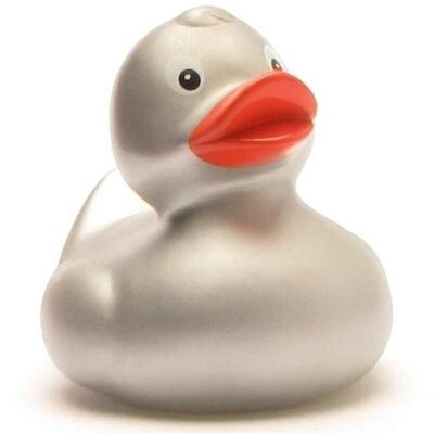Rubber duck - Silvana (silver) rubber duck