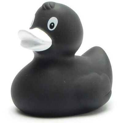 Badeente - Annegret (schwarz) Gummiente