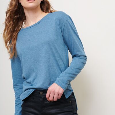Oversize Tee in Pacific Blue