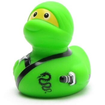 Canard en caoutchouc - canard en caoutchouc Ninja (vert) 2