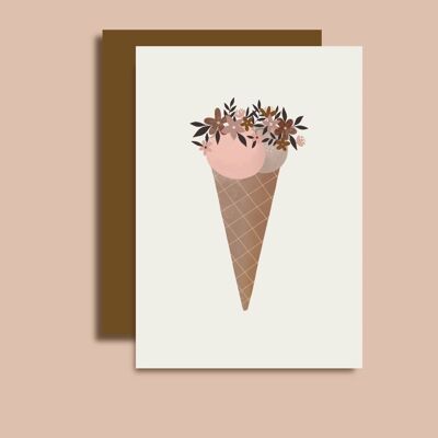 Tarjeta de helado A6