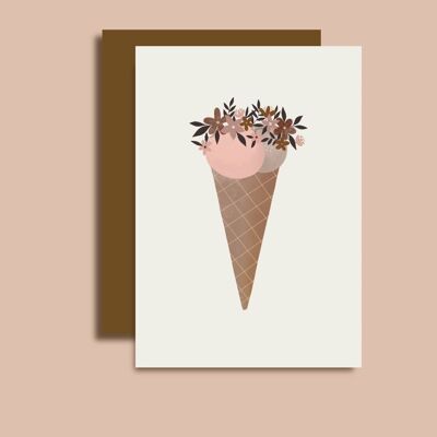 A6 Ice Cream Card