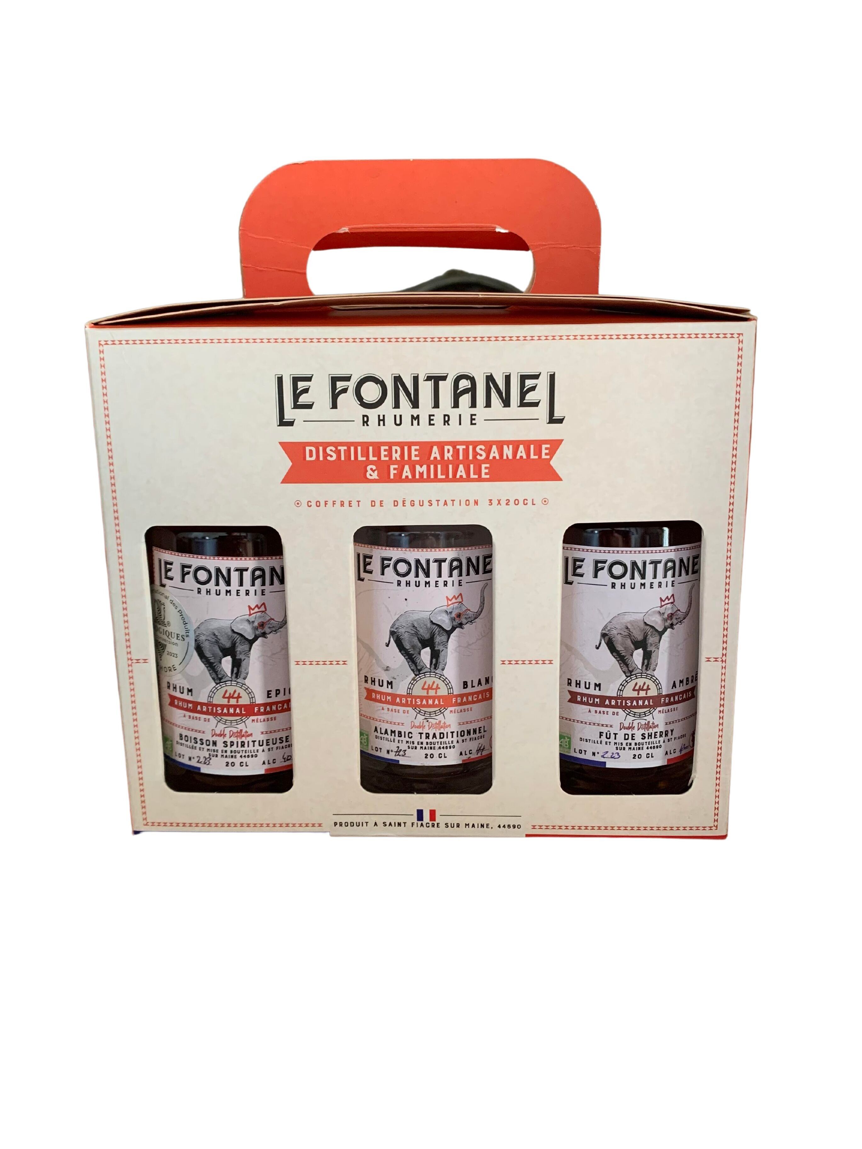 Tasting box 3x20cl - Organic French rum spirits