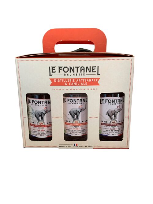 Coffret Dégustation 3x20cl - Spiritueux bio rhum francais