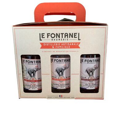 Tasting box 3x20cl - Organic French rum spirits