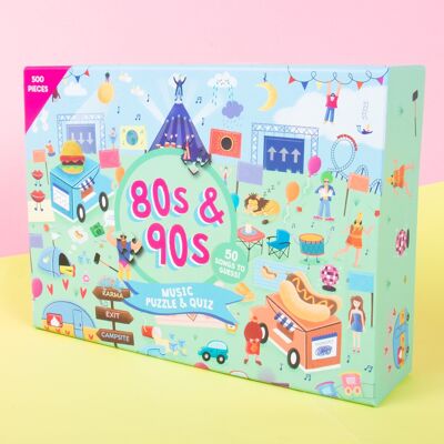 80er & 90er Musik Puzzle & Quiz