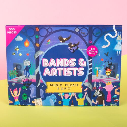 Bands & Artist Music Puzzle & Quiz