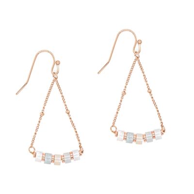 Pendientes Piana en piedras amazonitas