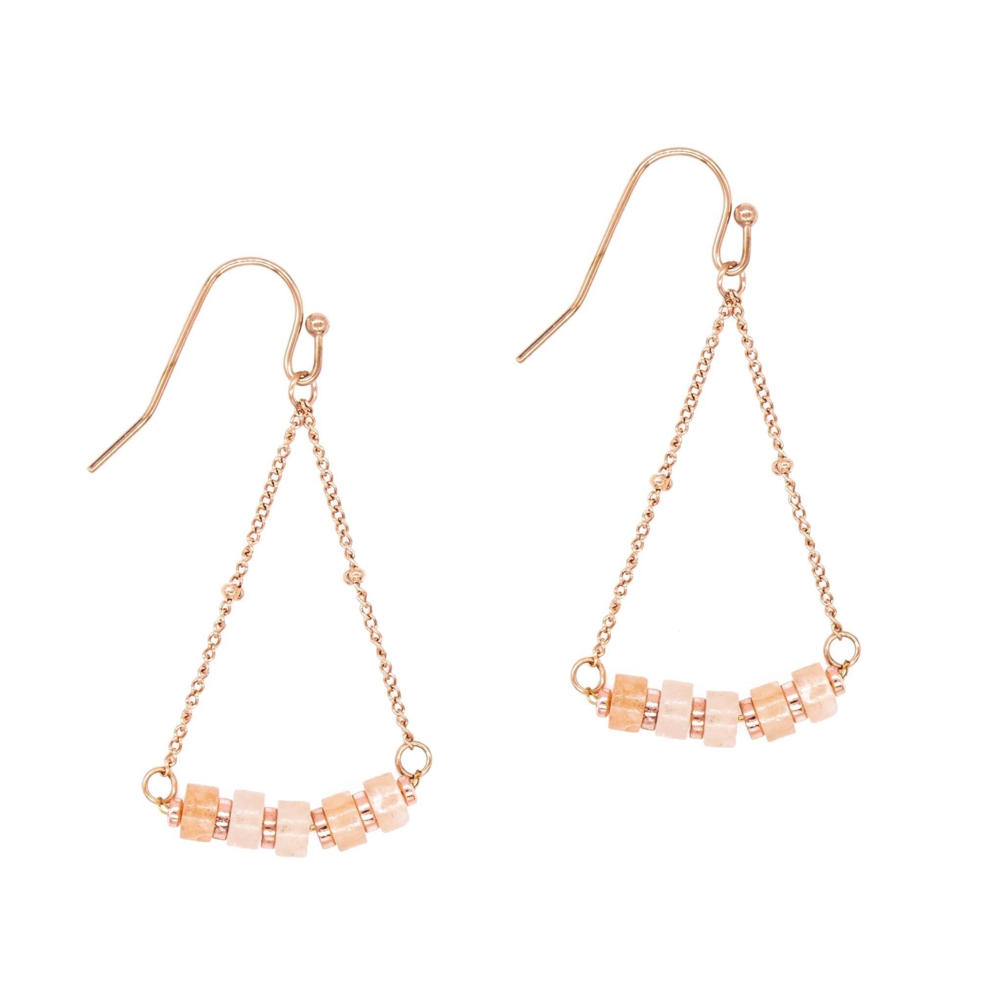 Piana earrings in Sun stones