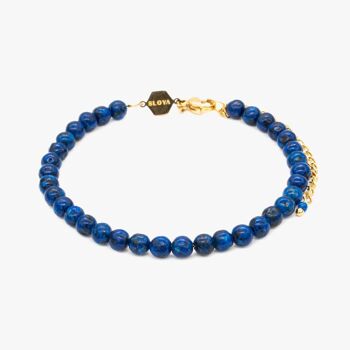 Bracelet Serena en pierres Lapis-lazuli 1