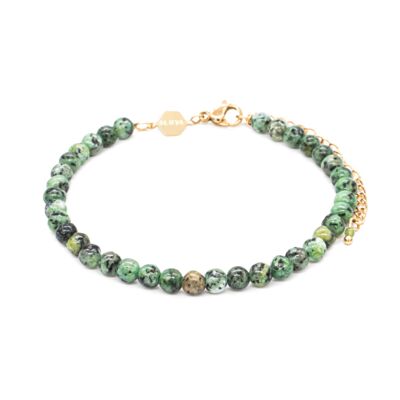 Pulsera Serena en piedras turquesas africanas