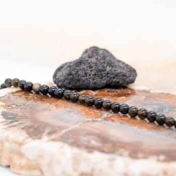Bracelet Serena en pierres Obsidienne 3