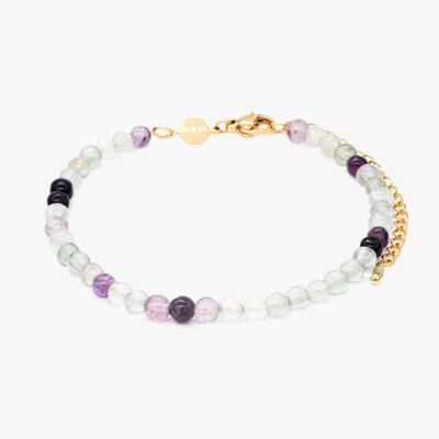 Serena bracelet in Fluorite stones