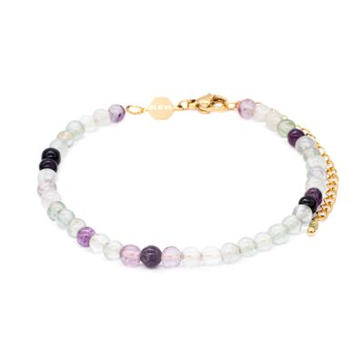 Serena bracelet in Fluorite stones