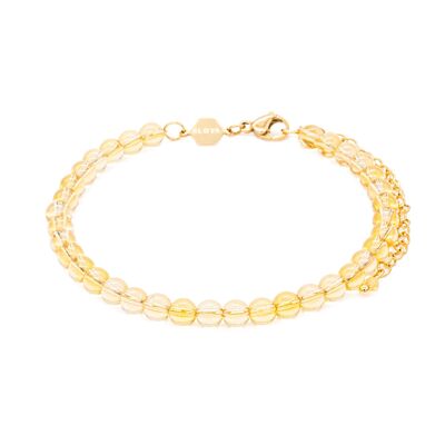 Bracciale Serena in pietre di Citrino