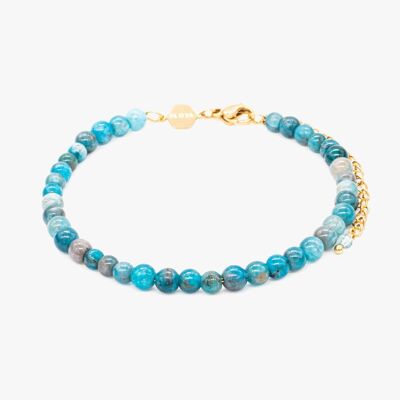 Serena bracelet in Apatite stones